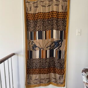 Versatile Animal Print Scarf